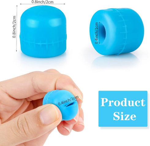 8 Pcs Toothpaste Caps Self Closing Toothpaste Squeezer Dispenser for Kids Silicone Toothpaste Covers Toothpaste Saver Cap Mess Free Toothpaste Top...