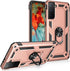 Military Grade Drop Impact for Samsung Galaxy S21 Plus Case 5G Metal Rotating Ring Kickstand Holder Armor Heavy Duty Shockproof Case Galaxy S21 Pl...