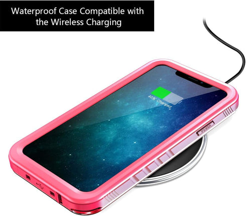 Cozycase Compatible with Waterproof iPhone 11 case, Built-in Screen Protector, Full-Body Rugged Bumper Sealed Case Cover, Shockproof Dustproof Wat...