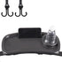 Stroller Snack Tray with Stroller Cup Holder and Phone Holder?3 in 1 Universal Stroller Snack Tray and 2 Stroller Hooks?Removable Clip Hook Stroll...