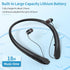 Bluetooth Headset, 2024 Upgraded Wireless Neckband Bluetooth Headphones - Retractable Earbuds, Long Playtime, Noise Cancelling Stereo Earphones wi...
