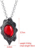 Game Devil May Cry Dante's Amulet Necklace Red Crystal Pendant Present for Men Women...