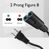 TNP 2 Prong Power Cord NEMA 1-15P to IEC320 C7 Power Cable Replacement for PS5 & PS4, Power Cord for Xbox Series S/X, Xbox One S/X, Printers, Soun...