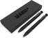 Matte Black Metal Pen | Premium Durable Metal Barrel | Mechanical Retractable Gel Pen | Premium Rollerball Point 1 mm | Gift Pack, 2-Pack...