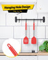 Pack of 2 Silicone Solid Turner, Non Stick Slotted Kitchen Spatulas, High Heat Resistant BPA Free Cooking Utensils, Ideal Cookware for Fish, Eggs,...