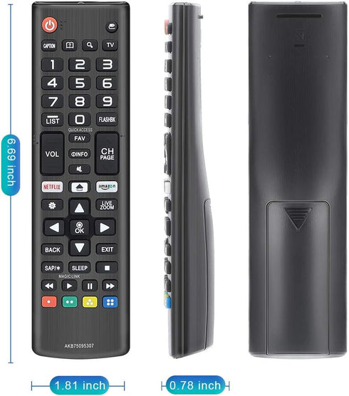 Gvirtue AKB75095307 Universal Replacement Remote Control for All LG TV Remote, Compatible Compatible with All Models for LG LED OLED LCD UHD HDTV ...
