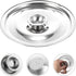 Silver Stainless Steel Pan and Pot Lid - Universal Replacement Cover for Skillets - Frying Pans - for Cast Iron Cookware - 16cm Diameter...