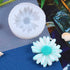 White Flower Silicone Molds Daisy Fondant Mold Daisy Chrysanthemum Mould Flower Silicone Fondant Molds for DIY Cake Decoration Chocolate Candy Pol...