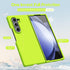 oakxco for Samsung Galaxy Z Fold 6 Phone Case Liquid Silicone, Neon Bright Solid Color, Thin Slim Soft Rubber Gel Matte TPU Plain Simple Cover for...