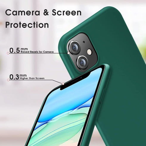 X-level Compatible with iPhone 11 Case,Slim Fit Soft TPU Matte Surface Ultra-Thin Phone Case Lightweight Full Protective Back Cover for Women Comp...