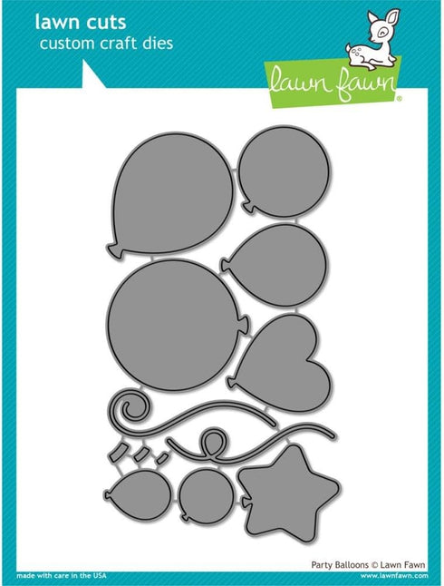 Lawn Fawn Cuts Party Balloons Universal Custom Craft Cutting Dies Lf856...