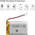 EEMB Lithium Polymer Battery 3.7V 1200mah 803048 Lipo Rechargeable Battery Pack with Wire JST Connector for Speaker and Wireless Device- Confirm D...