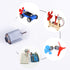 Heyiarbeit 5pcs 3V 16500RPM DC Motor Round Shaft Micro Electric Motor for Electronic Equipment DIY Model...