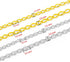 33FT Stainless Steel Jewelry Chains Silver Extender Chains Twisted Cable Chains Link Bulk for Jewelry Makings...
