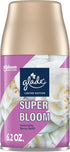 Glade Automatic Spray Refill, Air Freshener for Home and Bathroom, Super Bloom, 6.2 Oz...