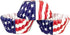 qiqee Cupcake Liners Muffin Liners for 300-Count 6 U.S.A Design No Smell, Food Grade Baking Cups Paper(Small Size)...