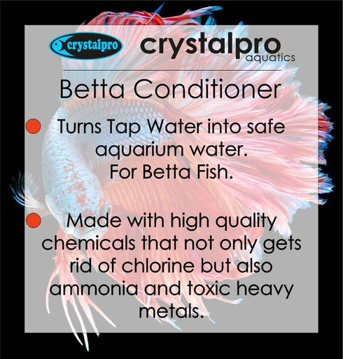 Betta Water Conditioner 4.22 Oz - Treats 660 Gallons - Neutralizes Chlorine and Ammonia Concentrated Betta Fish Water Conditioner for Betta Fish T...