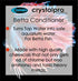 Betta Water Conditioner 4.22 Oz - Treats 660 Gallons - Neutralizes Chlorine and Ammonia Concentrated Betta Fish Water Conditioner for Betta Fish T...