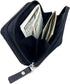 Alpine Swiss Womens Accordion Organizer Wallet Leather Credit Card Case ID Black...