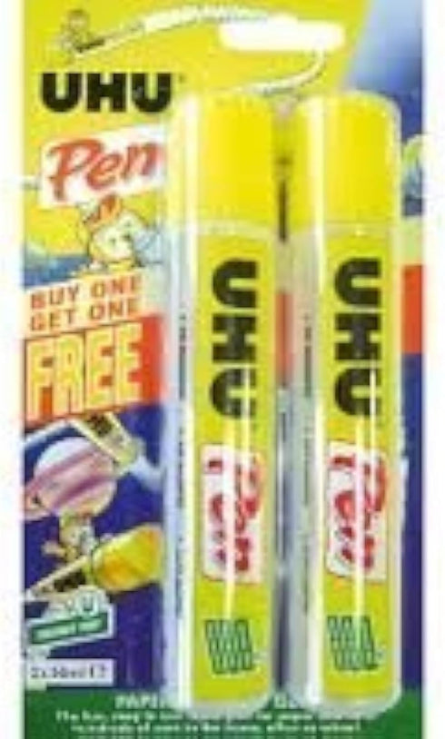 UHU Pen Paper & Card Glue 2x50ml...