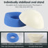 Bulldog Bowl Anti-Slip Dog Cat Dish Detachable Rubber Dog Bowl Pet Sterile Tilted Pet Feeder Slope Base (Blue, 2 Cup (Small/Medium Dog))...