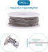 PandaHall 32.8 Feet Stainless Steel Cable Cross Chains with Spool 2.4x1.9x0.5mm Unwelded Oval Link Necklace Bracelet Pendant Jewelry Making Chains...