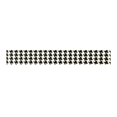 Wrapables Colorful Patterns Washi Masking Tape, Black Houndstooth...