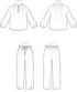New Look Misses' Top and Pants Sewing Pattern Kit, Code N6704. Sizes 8-10-12-14-16-18-20...