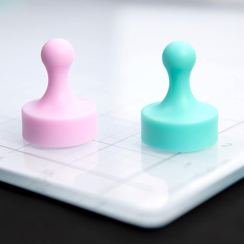 GLASSBOARD STUDIO Powerful Neodymium Magnets, Pawn-Shaped - Strong Fridge/Refrigerator and Whiteboard Magnet, Ideal for Office, Kitchen, Crafts - ...