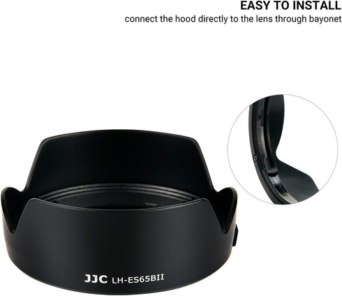 Tulip Flower Lens Hood for Canon RF 50mm f/1.8 STM on EOS R6 R5 RP R Camera, Reversible Lens Shade Replace Canon ES-65B Lens Hood, Compatible with...