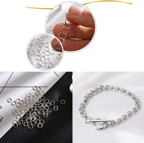 EuTengHao 1504pcs Open Jump Ring and Lobster Clasps Kit Include Pliers Tweezers Jewelry Making Repair Supplies Kit with Jewelry Making Accessories...