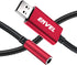 ENVEL USB to 3.5mm Jack Audio Adapter,USB to AUX,External Stereo Sound Card for PS4/PS5/PC/Laptop, Headphone Adapter with Built-in Chip TRRS 4-Pol...