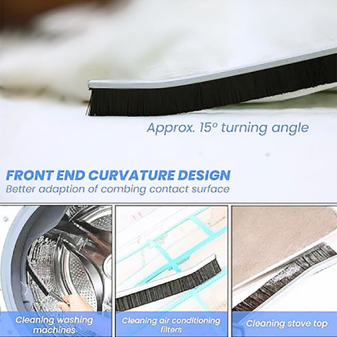 3 Pcs Crevice Cleaning Brush, New Multifunctional Gap Cleaning Brush, Bathroom Gap Brush,Small Cleaning Brushes, Hard Bristle Cleaning Brush, Narr...