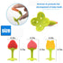 Baby Teething Toys - Natural Organic Freezer Safe Teether Set with Pacifier Clip for 3 to 12 Months Babies, Soft Silicone Fruit Teethers Toys, Inf...