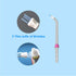 Flosser Replacement Tips for Waterpik Water Flosser,Plaque Seeker Replacement Tips Compatible with Waterpik Water Flossers and Other Brand Oral Ir...