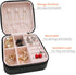 Mini Jewelry Travel Case,Small Travel Jewelry Organizer, Portable Jewelry Box Travel Mini Storage Organizer Portable Display Storage Box for Rings...