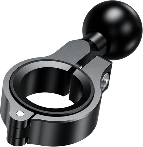 BRCOVAN Handlebar Mount with 1'' TPU Ball Compatible with RAM Mounts B Size Double Socket Arm Fit Rails Diameter 0.5'' 0.87'' 1'' 1.26'' Aluminum ...