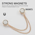 8PCS Hem Holder Scarf Buckle - Magnetic Dress Sleeve Clips for Women & Girls, Strong Snap Tie for Shirts, Tops, and Skirts - Decoration No-Pin Wai...
