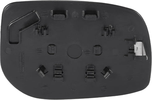 X AUTOHAUX Car Rearview Left Side Non-Heated Mirror Glass with Backing Plate 879090D210 for Toyota Yaris 2006-2012...