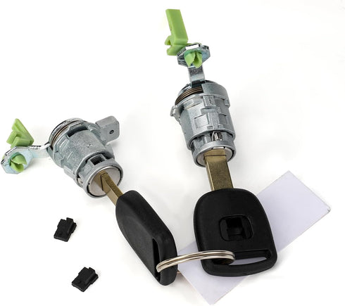 Lock Cylinder w/2 Keys Left & Right Compatible with Honda 1998-2002 Accord, 2001-2005 Civic, 1999-2004 Odyssey, 2000-2009 S2000, 72185-S9A-013...