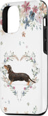 iPhone 14 Pro Dachshund Watercolor Illustrated Art Phone Case...