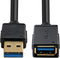 DTECH USB 3.0 Extension Cable 10ft Type A Male to Female Adapter with Gold Plated Connector (Black, 10 Feet)...