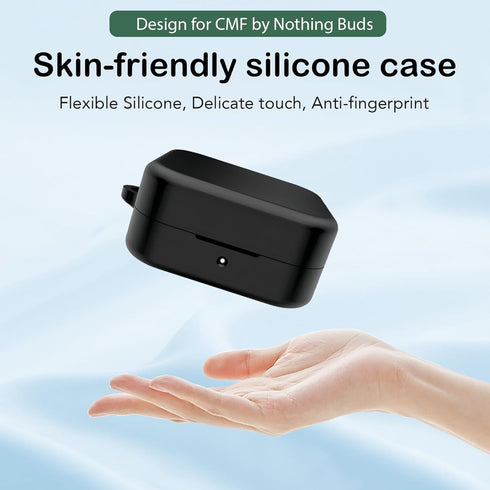 Case for CMF by Nothing Buds in-Ear Wireless Headphones Protection Cover Full-Body Soft Silicone with Keychain Headphone Accessories Funda Carcasa...