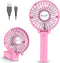 VersionTECH. Mini Handheld Fan, USB Desk Fan, Small Personal Portable Table Fan with USB Rechargeable Battery Operated Cooling Folding Electric Fa...