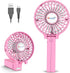 VersionTECH. Mini Handheld Fan, USB Desk Fan, Small Personal Portable Table Fan with USB Rechargeable Battery Operated Cooling Folding Electric Fa...