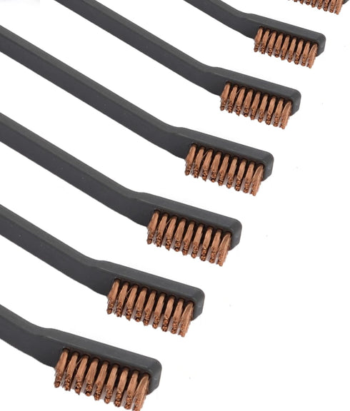 Raiseek Gun Cleaning Brushes 10-Pack Double-Ended Multifunction Brass Nylon Bristle Brushes…...
