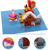 Lekebaby Classic Baseplates, Building Blocks Set Base 100% Compatible with Major Bricks Brands,10x10 Inch Flat Bottom Baseplates Pack of 4, Macaro...