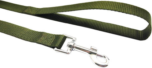 Nylon Training Dog Leash for Small Medium Large Dogs, 15ft 20ft 30ft 50ft Long Leash Dog/Puppy Lead for Obedience Recall Training, Camping (15ft, ...