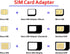 New Nano and Micro Sim Adapter with Eject Pin Needle - 10 Pack...