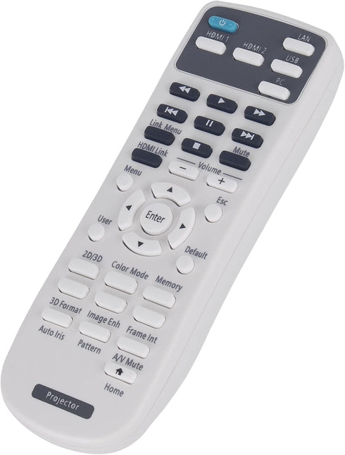 PERFASCIN Replacement Remote Control Fit for EPSON Projector CH-TW5300 CH-TW5350 CH-TW5210......